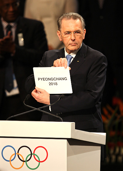 Президент МОК Жак Рогге