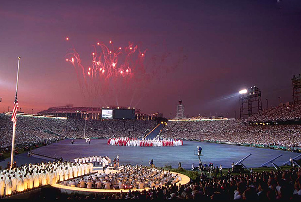 Церемония открытия Олимпиады в Атланте
