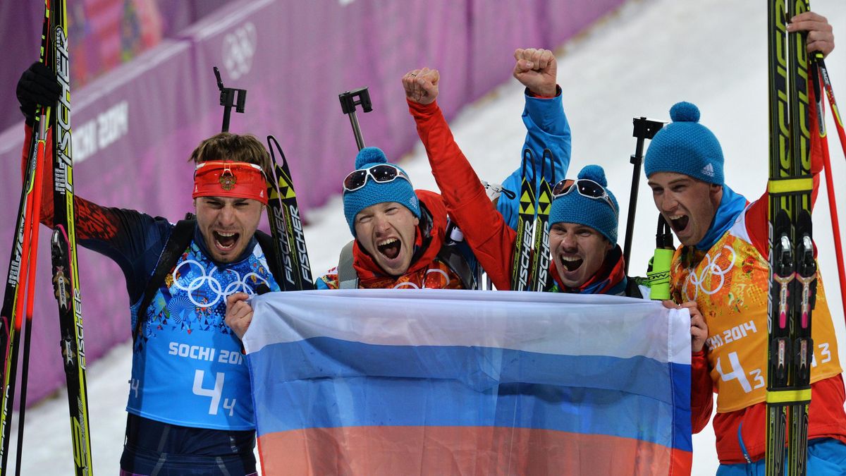Мужская сборная России по биатлону на олимпиаде Сочи 2014
