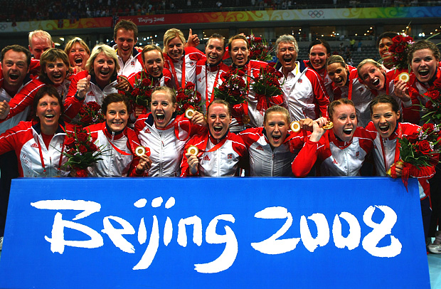 Женская сборная Норвегии Пекин 2008