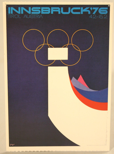 Инсбрук 1976 плакат Игр