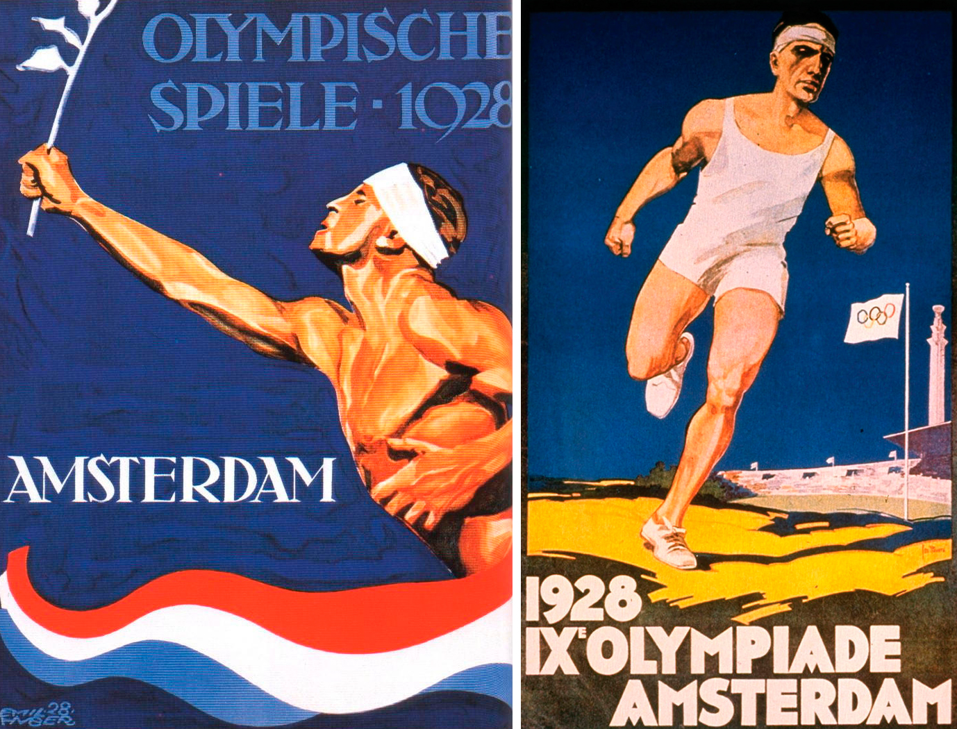 плакат летних олимпийских игр 1928 года