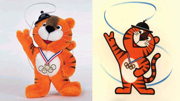 mascot Hodori Ходори тигренок фото Сеул 1988 талисман