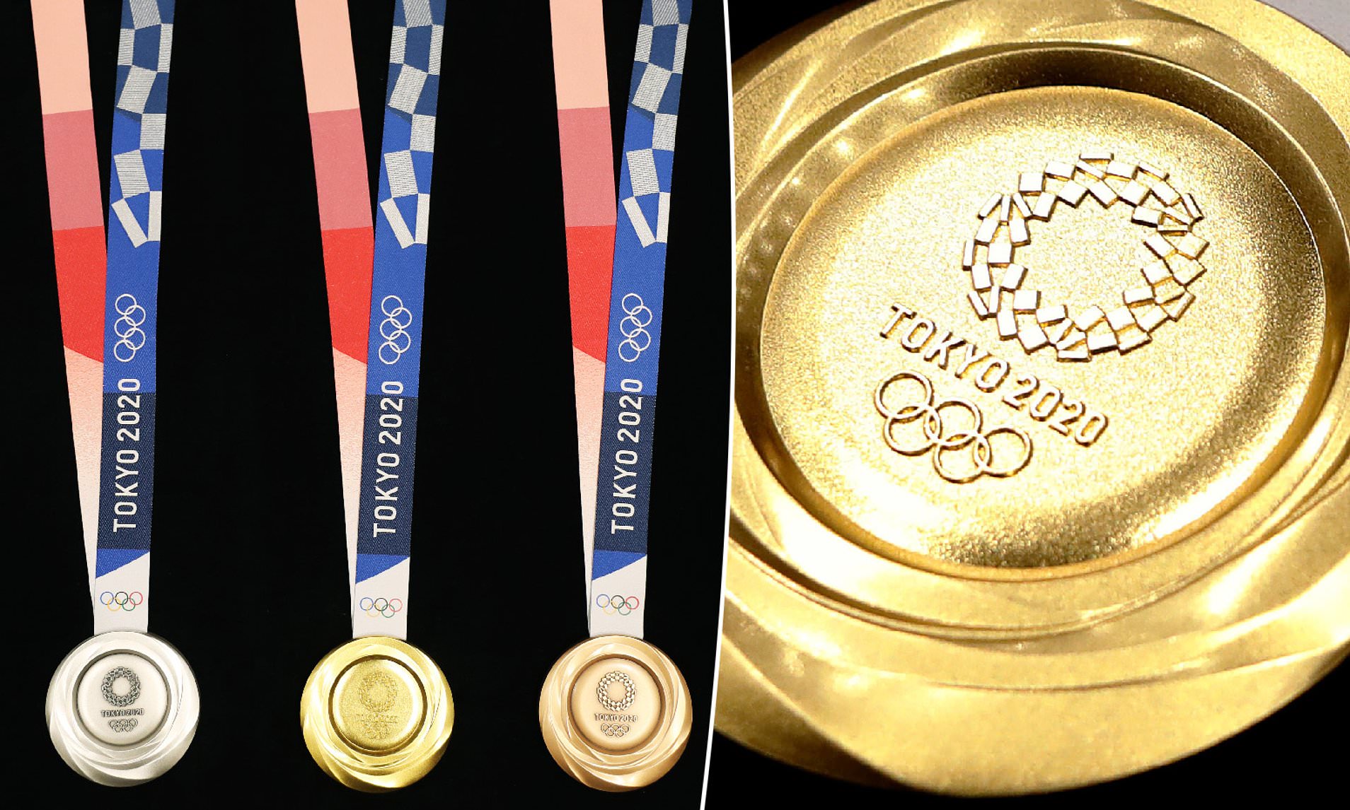 Внешний вид медалей Олимпиады в Токио