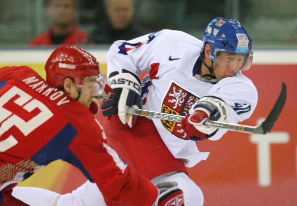 матч между хоккейными сборными России и Чехии