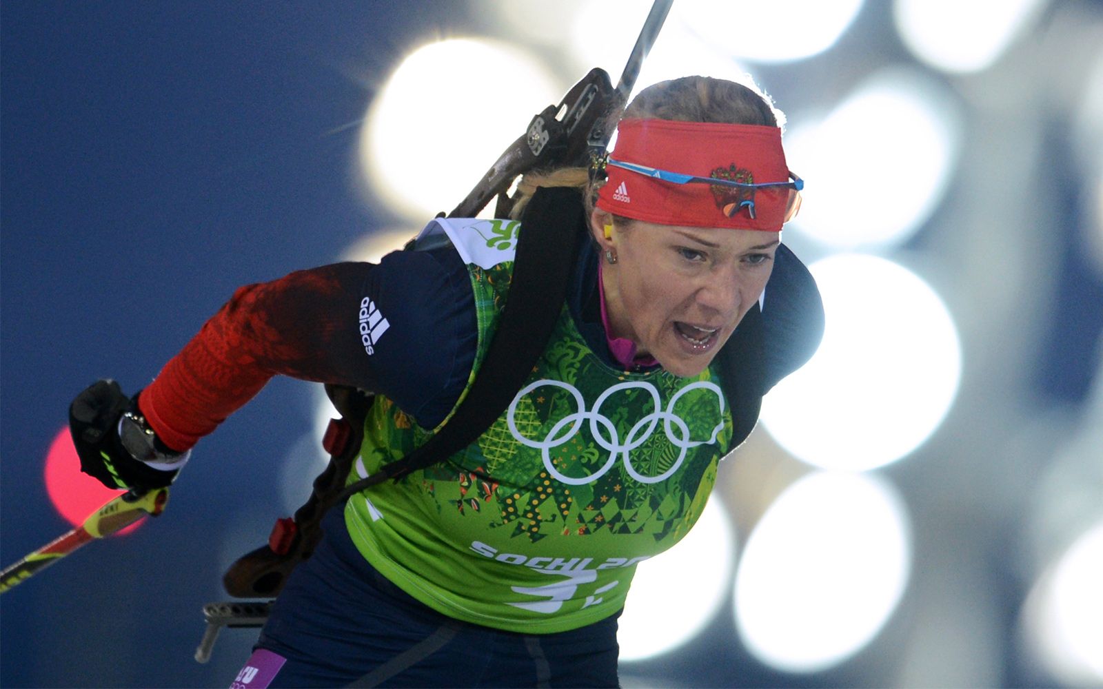Ольга Зайцева на олимпиаде Сочи 2014