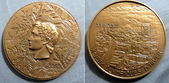 Гренобль 1968 медали
