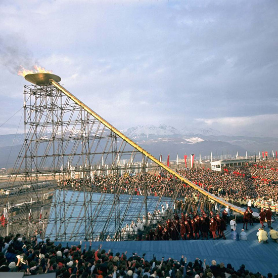 Гренобль 1968 церемония открытия фото