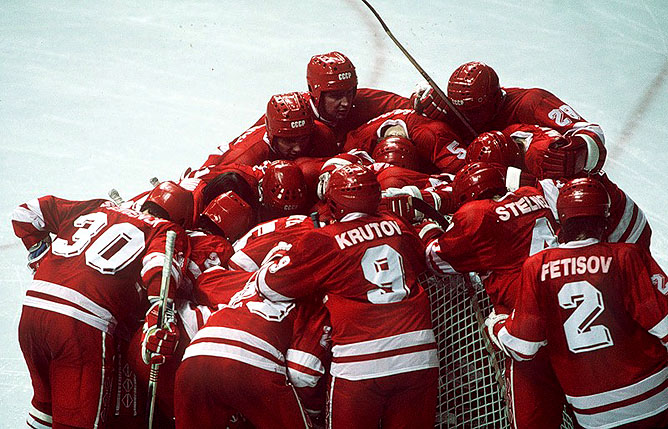 Сборная СССР Хоккей на олимпиаде Сараево 1984