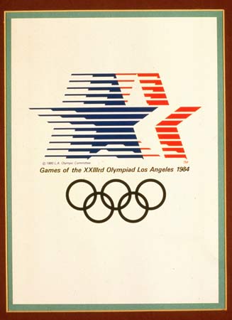 Плакат Олимпийских игр 1984 года в Лос Анджелесе