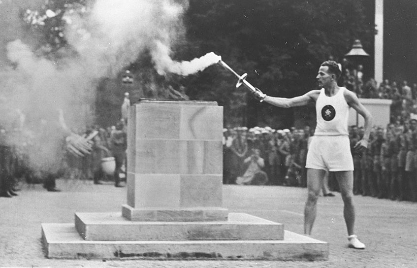 Эстафета олимпийского огня Берлин 1936