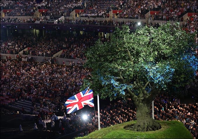 церемония открытия олимпиады в лондоне