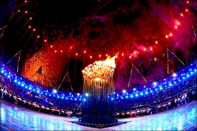 Олимпийский огонь Лондонская олимпиада