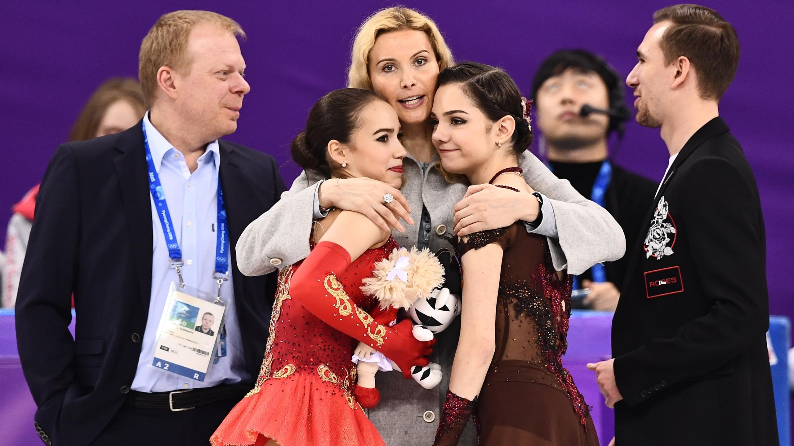 загитова медведева и тутберидзе на олимпиаде 2018