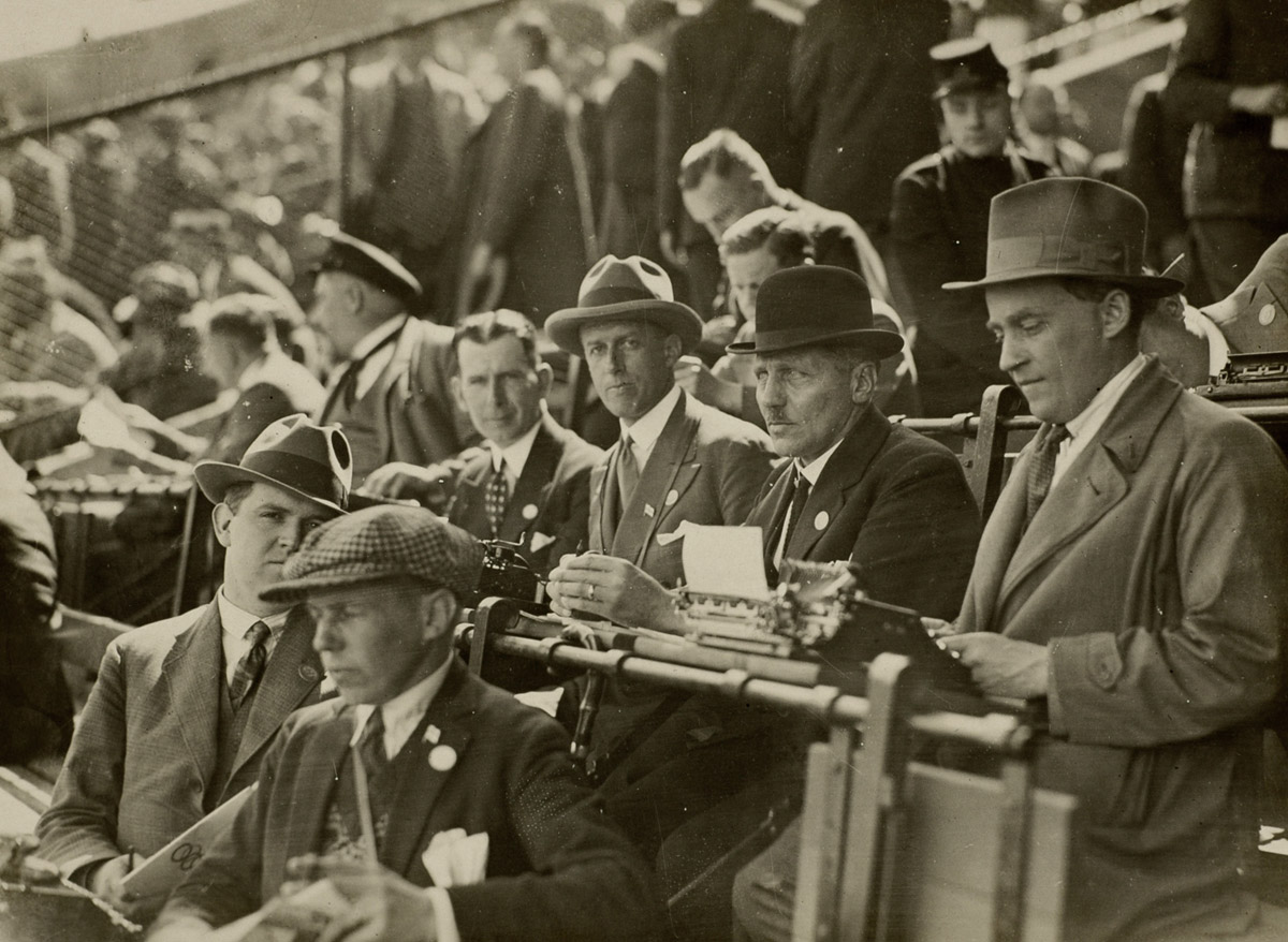 ложа прессы на олимпийских играх 1928 года