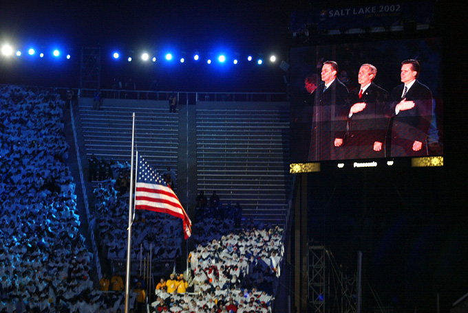 Церемония открытия зимней Олимпиады 2002 фото