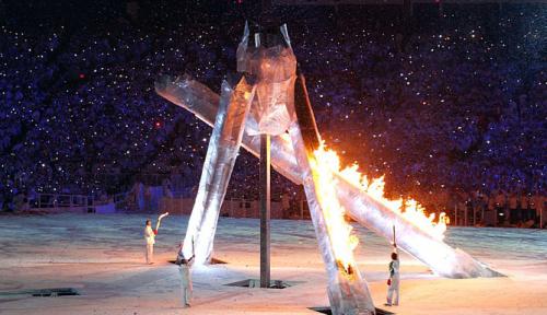зажжение олимпийского огня