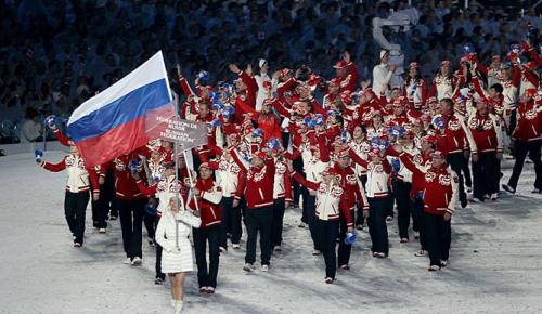 сборная россии на церемонии открытия олимпийских игр