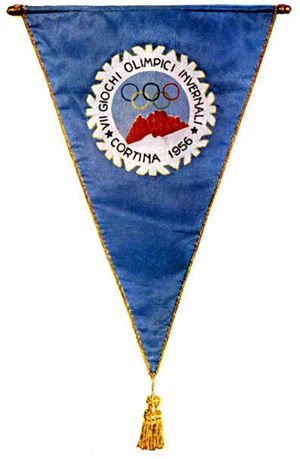 Олимпийские игры в Кортина д'Ампеццо 1956 атрибутика