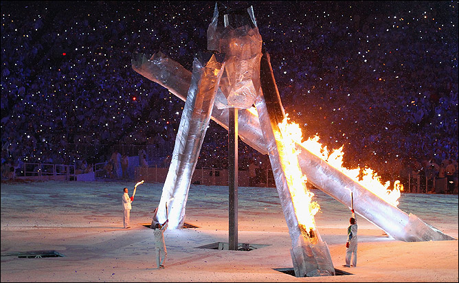 Церемония закрытия Олимпийских игр в Ванкувере